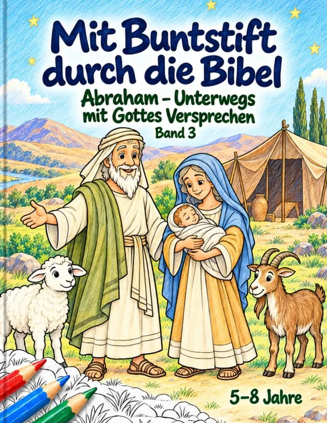Mit Buntstift durch die Bibel: Abraham – Unterwegs mit Gottes Versprechen