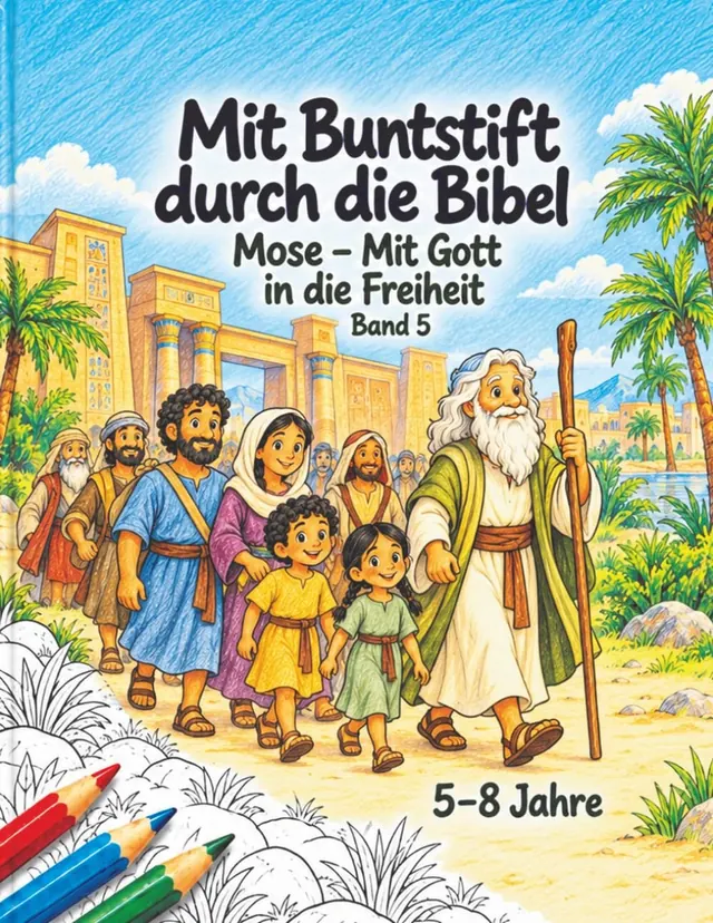 Mit Buntstift durch die Bibel: Mose – Mit Gott in die Freiheit